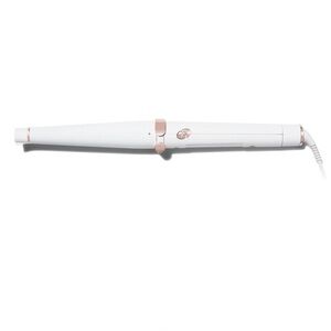 T3 White and Rose Gold Curling Wand